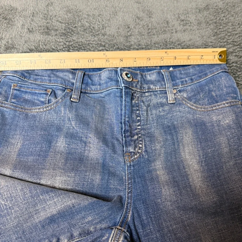 SO Size 10R Slimming Girliend Slim‎ Leg Ankle Jeans Distressed Wash